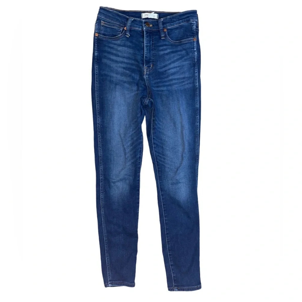 Madewell 10" High-Rise Skinny Jeans Blue Denim Women’s Size 28 Preppy Travel